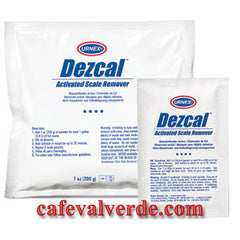 Urnex: 4 x 1 oz packets Dezcal Activated Scale Remover. Use on SAECO machines