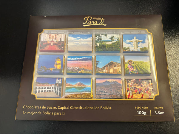 Chocolates Para Ti -100% Bolivian cacao and Bolivian-made chocolates. NEW ARRIVAL!