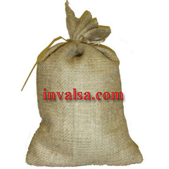 Small (10" x 14") Burlap Bag Holds 5-8 lbs Plus free coffee sample.
