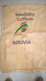 Very Large (27" X 38") Genuine New Burlap Coffee Bag. Holds 150-160 lbs + free coffee sample