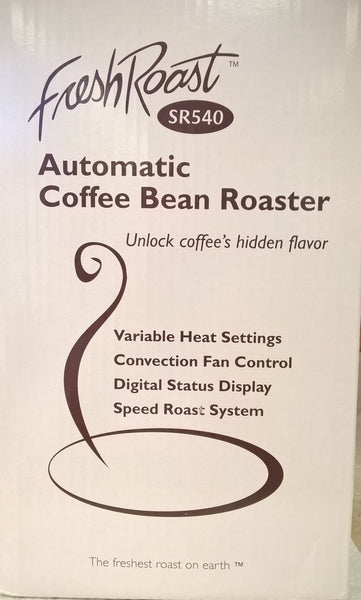 FreshRoast SR540 (4.6oz) Home Coffee Roaster + free coffee samples. NEW ARRIVAL!