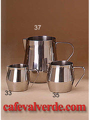 Stainless Steel 12, 18, 32 oz. Frothing Pitchers